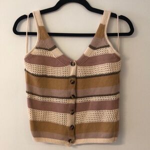 Heartloom striped knit top